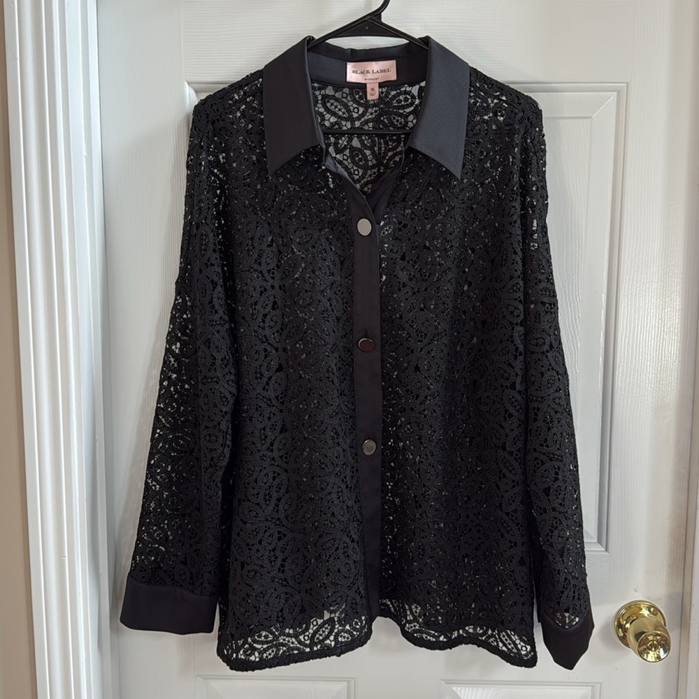 Chico’s Black Label Button Down Jacket - Picture 5 of 10